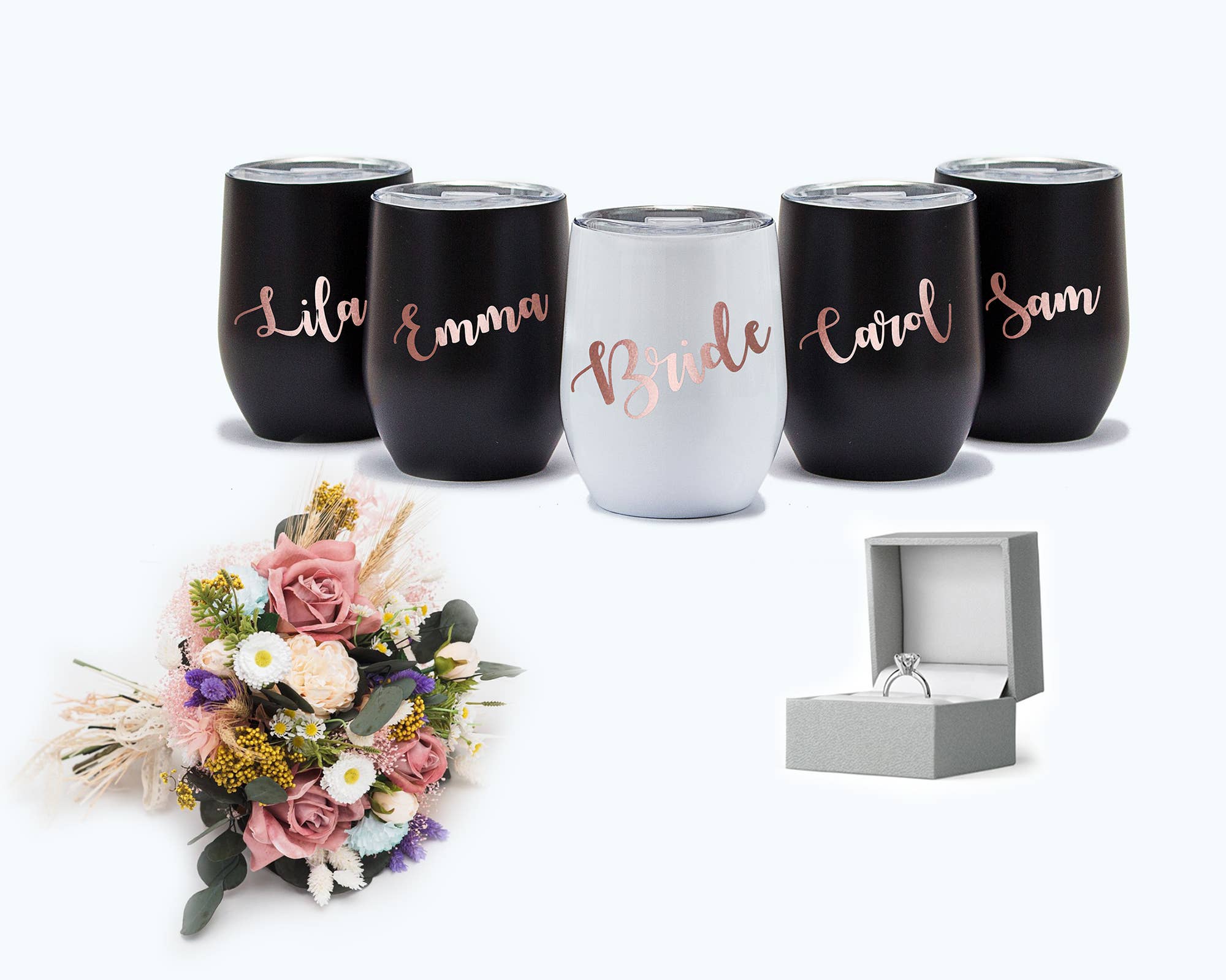 Purple Wholesale 12 oz Stainless Steel Wine Tumblers for wholesale on Faire7