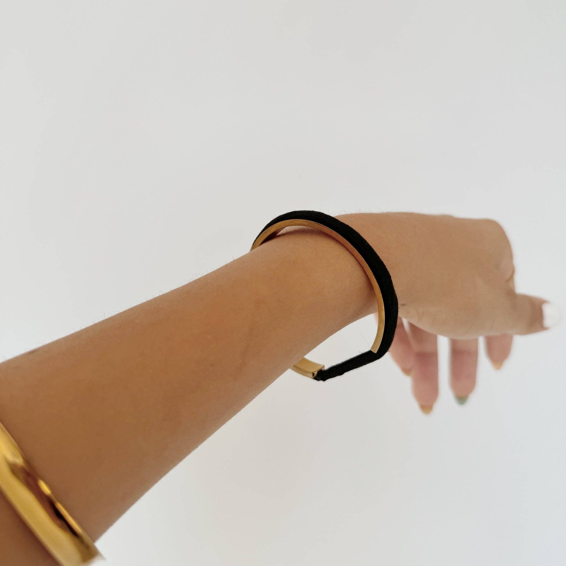 AzzaikJewelry - Wholesale Charm/Dangle Bracelet - Azzaik Signature Hair Tie Holder Cuff | Hair Tie Bracelet9