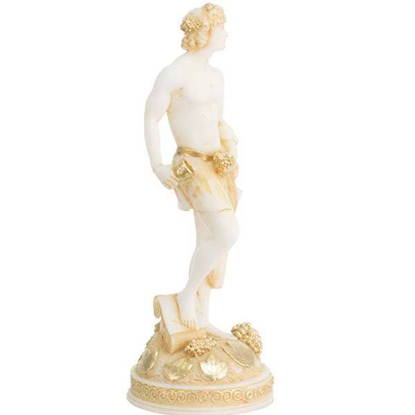 Art Culture Deco - Wholesale Decorative Figurine - Dionysus Statue God Of Wine Marble Sculpture 25 cm2