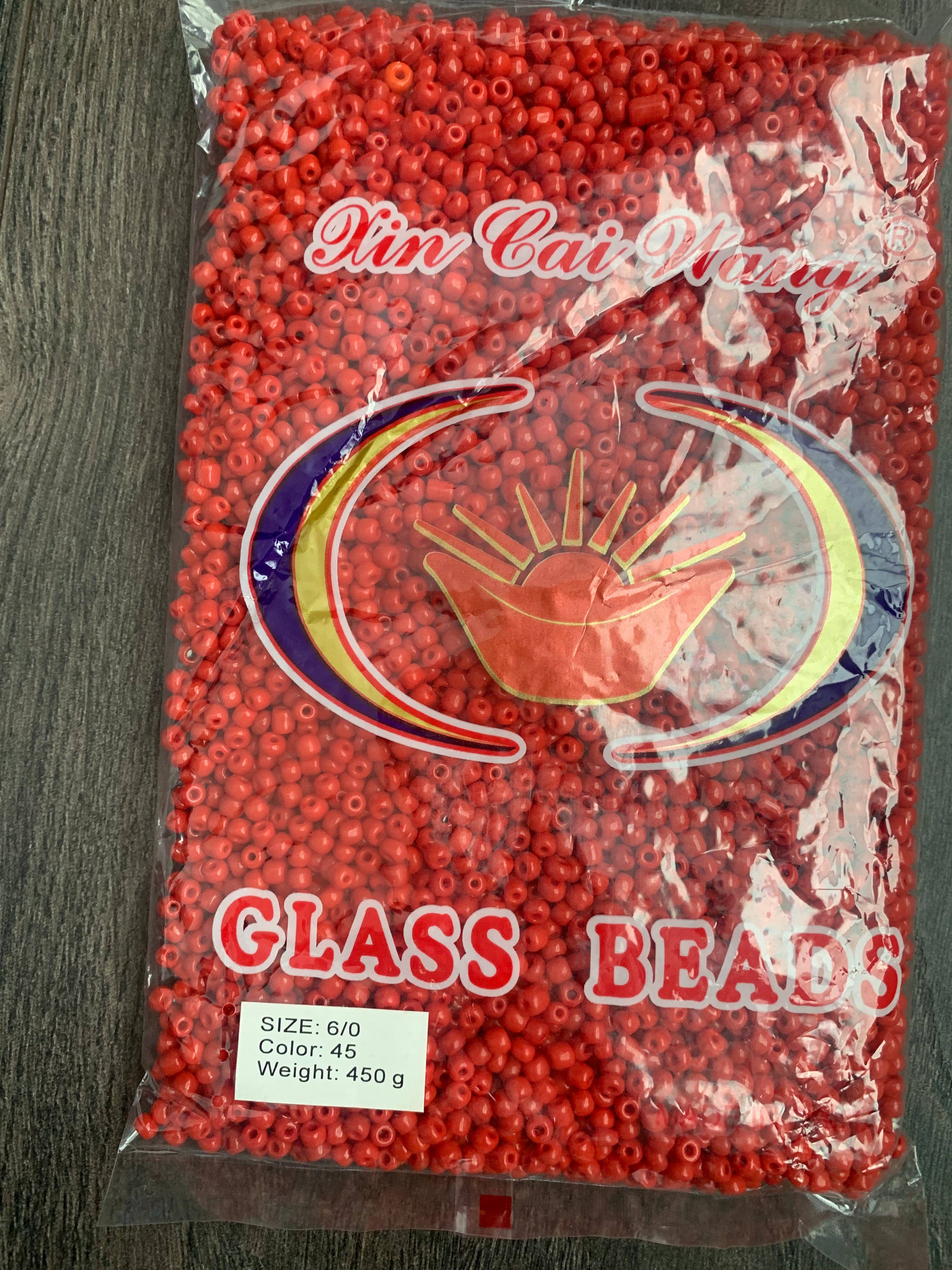 MaddieMayShop – wholesale Pärlor – 6/0 fröpärlor, fröpärlor bulk, glaspärlor 450 gram5