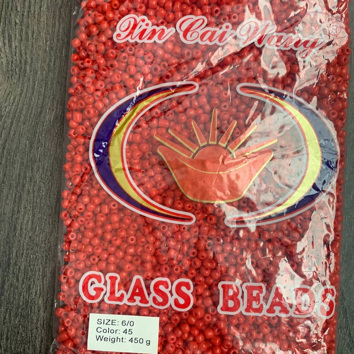 MaddieMayShop - Wholesale Beads - 6/0 Seed Beads, Seed Beads Bulk, Glass Beads 450 Grams5