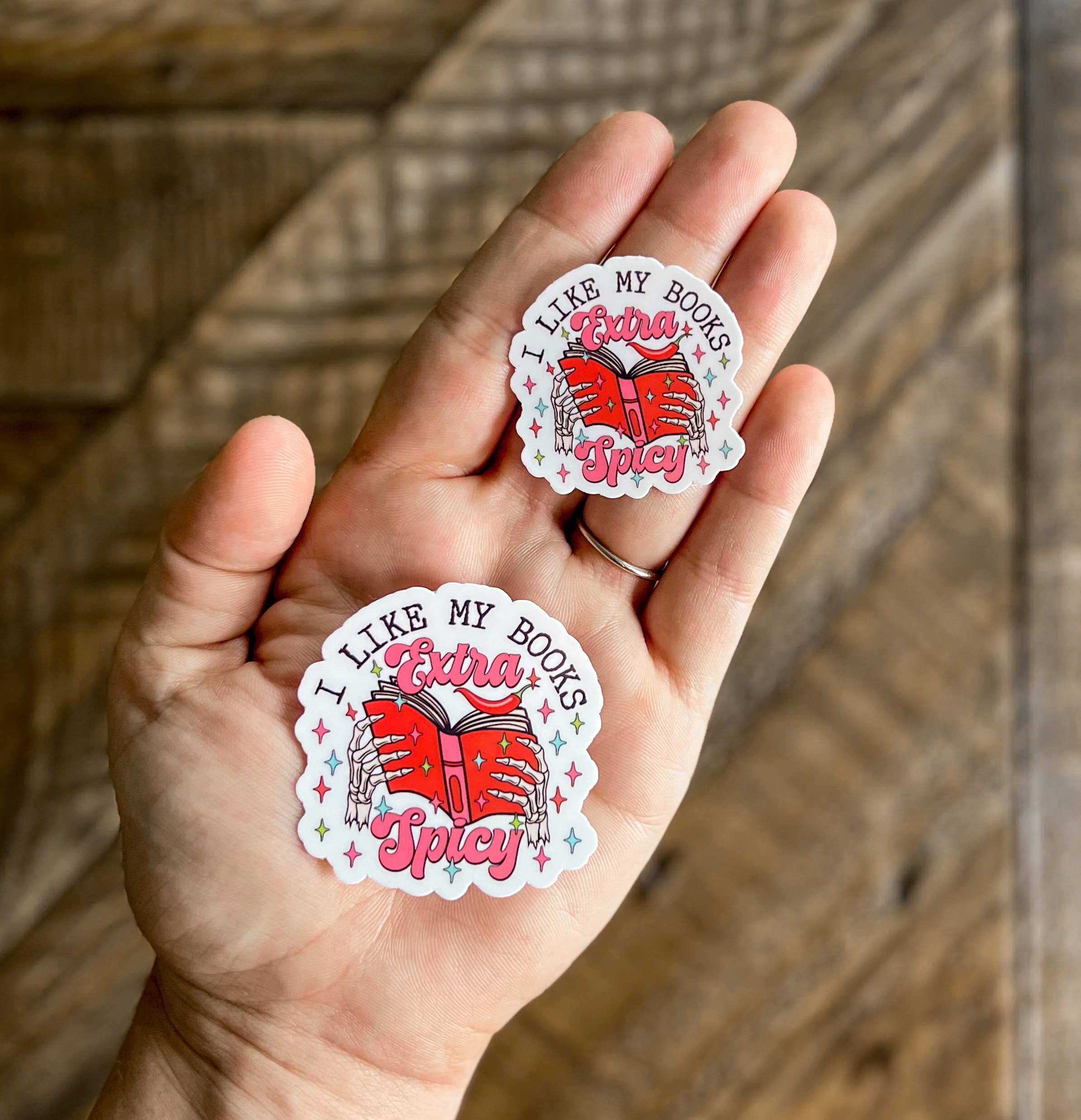 Little Turkey Shoppe - Vente Autocollant - Autocollant vinyle Extra Spicy Books2