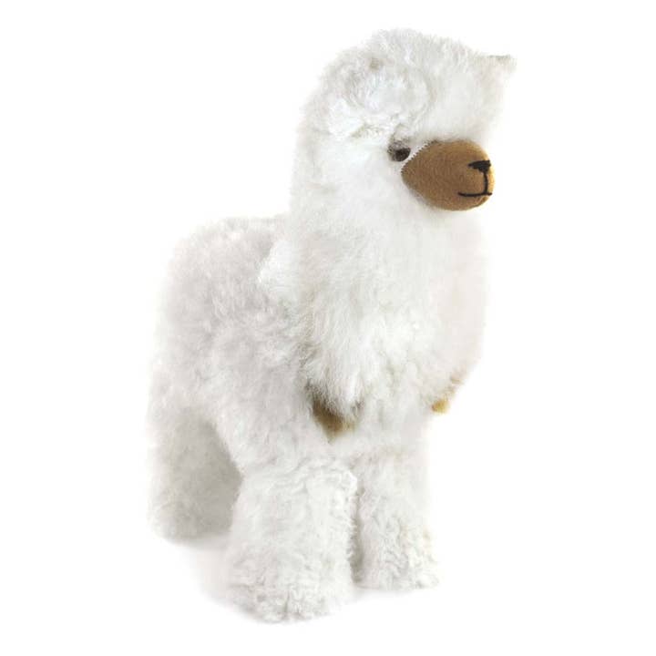 Pluche Mama Huacaya Alpaca 10" voor wholesale door Lanart Alpaca