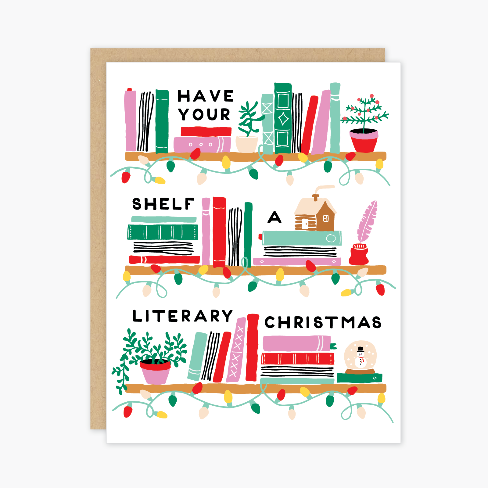 Party of One - Wholesale Christmas Card - Boxed Literary Christmas Holiday Card1