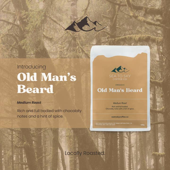 Old Man's Beard Medium Roast for wholesale by Sea to Sky Coffee Co