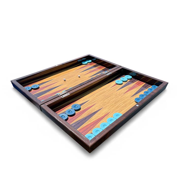 Biggbrands - Wholesale Board Game - Biggdesign Oriental Backgammon Set, Magnetic Closure3