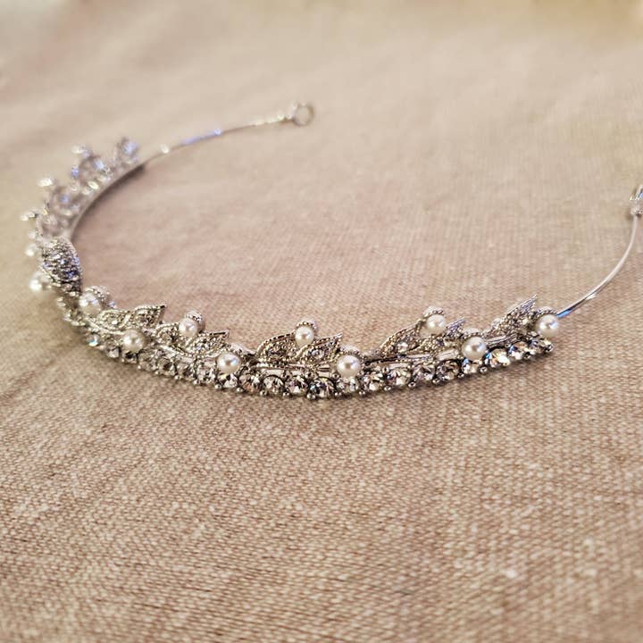 Dalfiya - Wholesale Tiara - Women's - Vine Motif Classic Wedding Tiara for Victorian Bride1