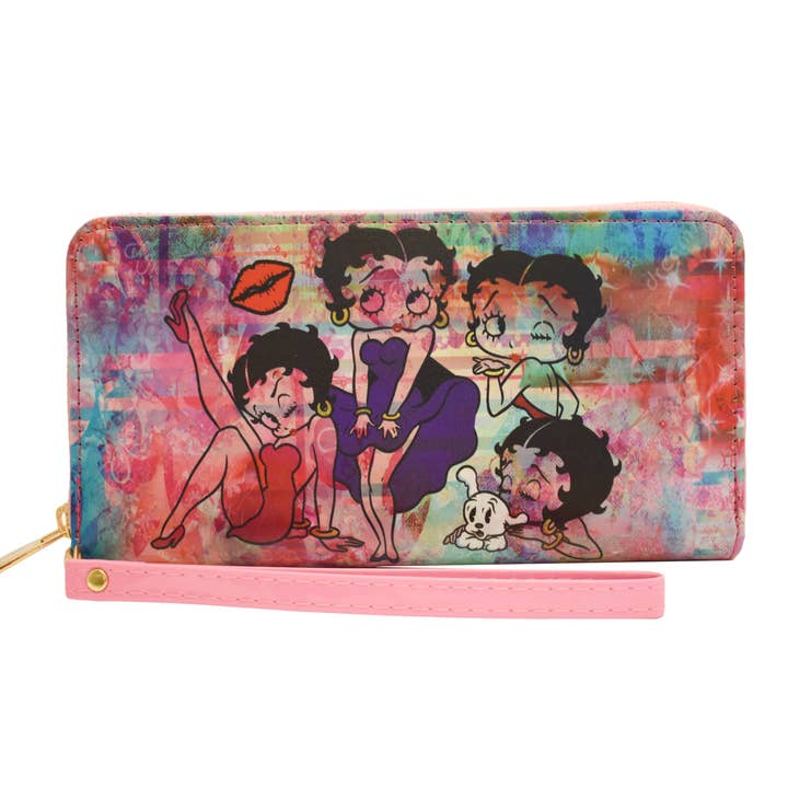 MID-SOUTH PRODUCTS - Wholesale Wallet - Women's - Betty Boop Wallet - Colorful Collage0