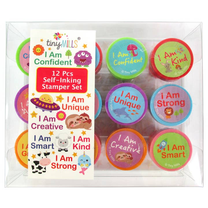 Positive Affirmation Stamp Kit voor kinderen voor wholesale door Tiny Mills