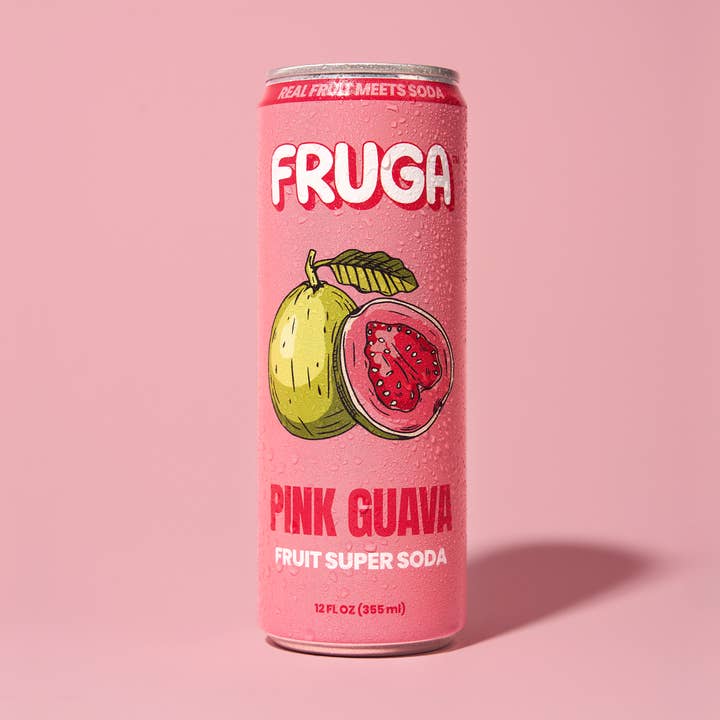 FRUGA Beverage Company - Wholesale Soda/Carbonated Drink - PINK GUAVA0