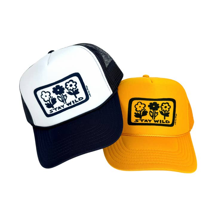 Gorra Trucker de Espuma "Stay Wild" para venta al por mayor de elSage Designs