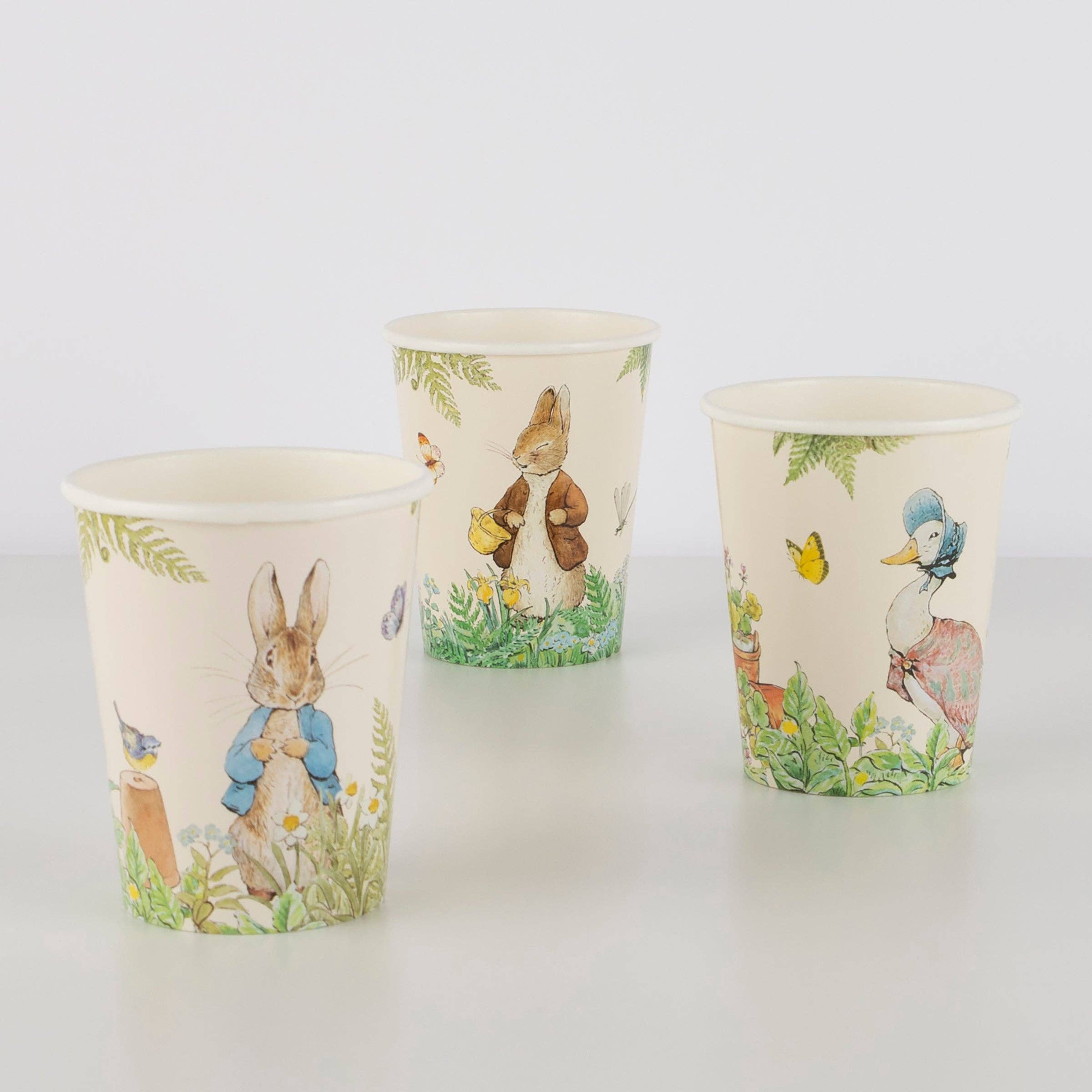 Meri Meri - Wholesale Drinking Glass/Cup - Peter Rabbitâ„¢ In The Garden Cups2