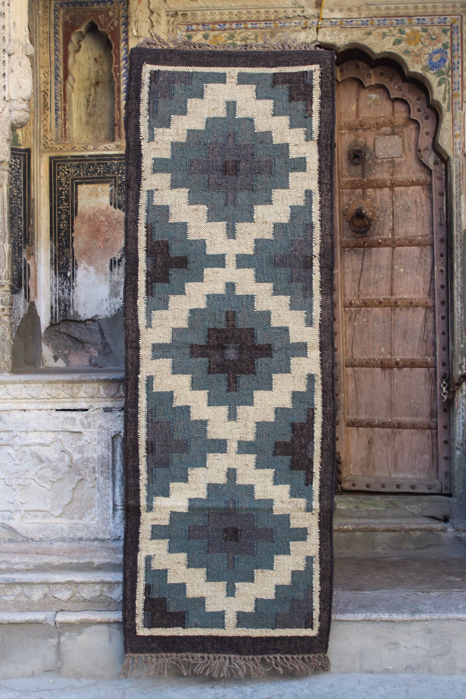 Rugs Boutique - Wholesale Runner rug - 2 x 6 Ft - Handmade Kilim Rug Runner,Traditional Indian Rug.4