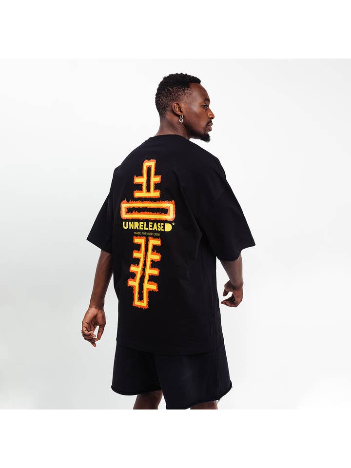 UNRELEASED - Wholesale T-Shirt (Graphic) - Men's - T-Shirt UNRELEASED S23 "002" BLACK