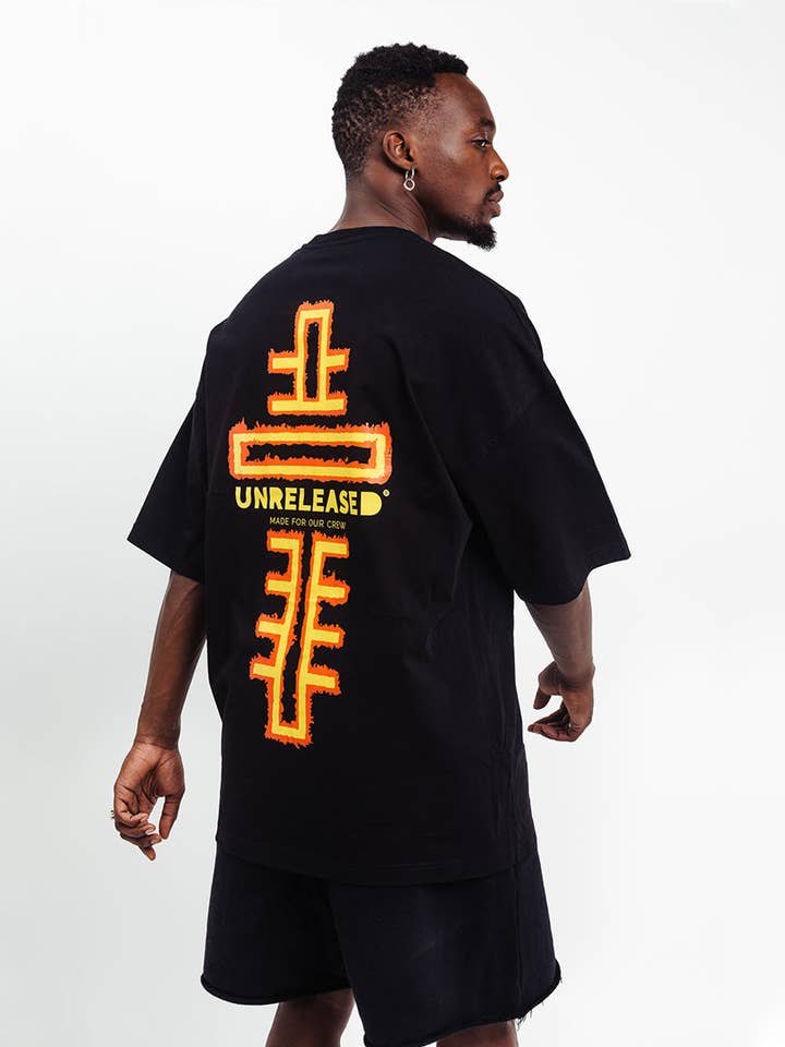 T-Shirt UNRELEASED S23 "002" BLACK for wholesale by UNRELEASED