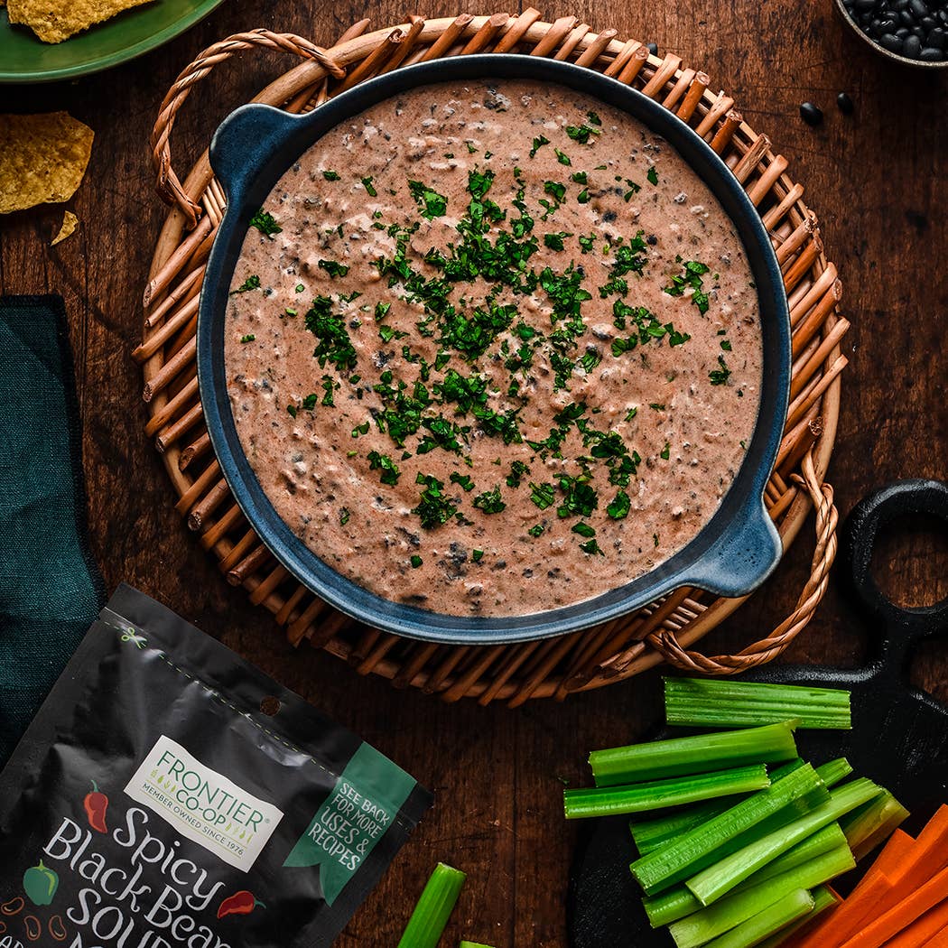 Frontier Co-op - Wholesale Soup - Spicy Black Bean Soup Mix (Just Add Black Beans) Non-ETO5