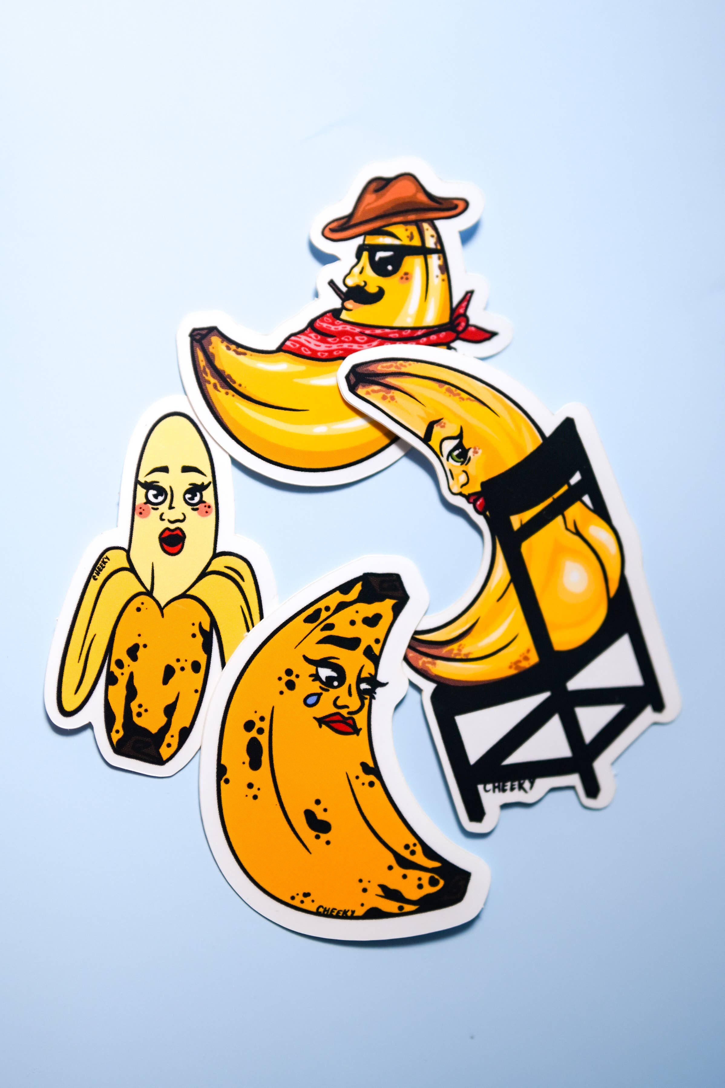 Cheeky Art Studio - Wholesale Sticker - Surprised Nanner Vinyl Sticker3