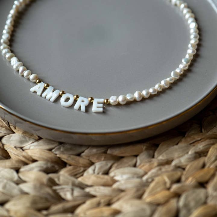 Duestelle Italia - Wholesale Beaded/Pearl Necklace - Love necklace8