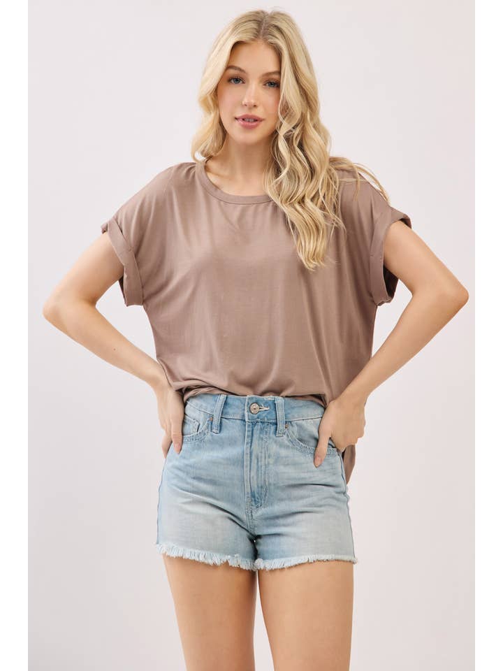 Final Touch - Vendita all'ingrosso Top in maglia - Donna - Top Girocollo in Modal Rayon - T3104810