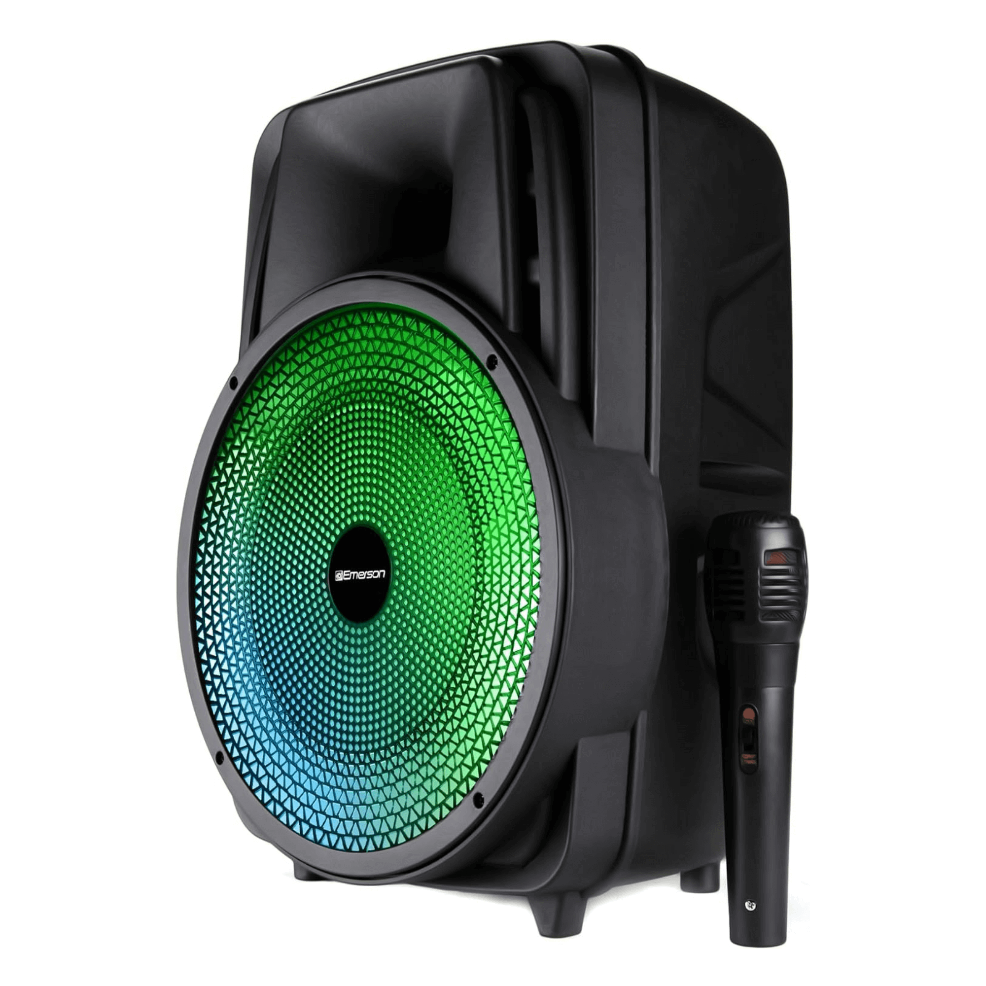 JupiterGear Home - Vendita all'ingrosso Casse audio - Emerson casse Bluetooth portatile da 20 cm con luce disco per feste1