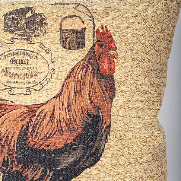 Forpost Trade Inc - Wholesale Throw Pillow Cover - 18" x 18" Tapestry Rooster Pillow Case
