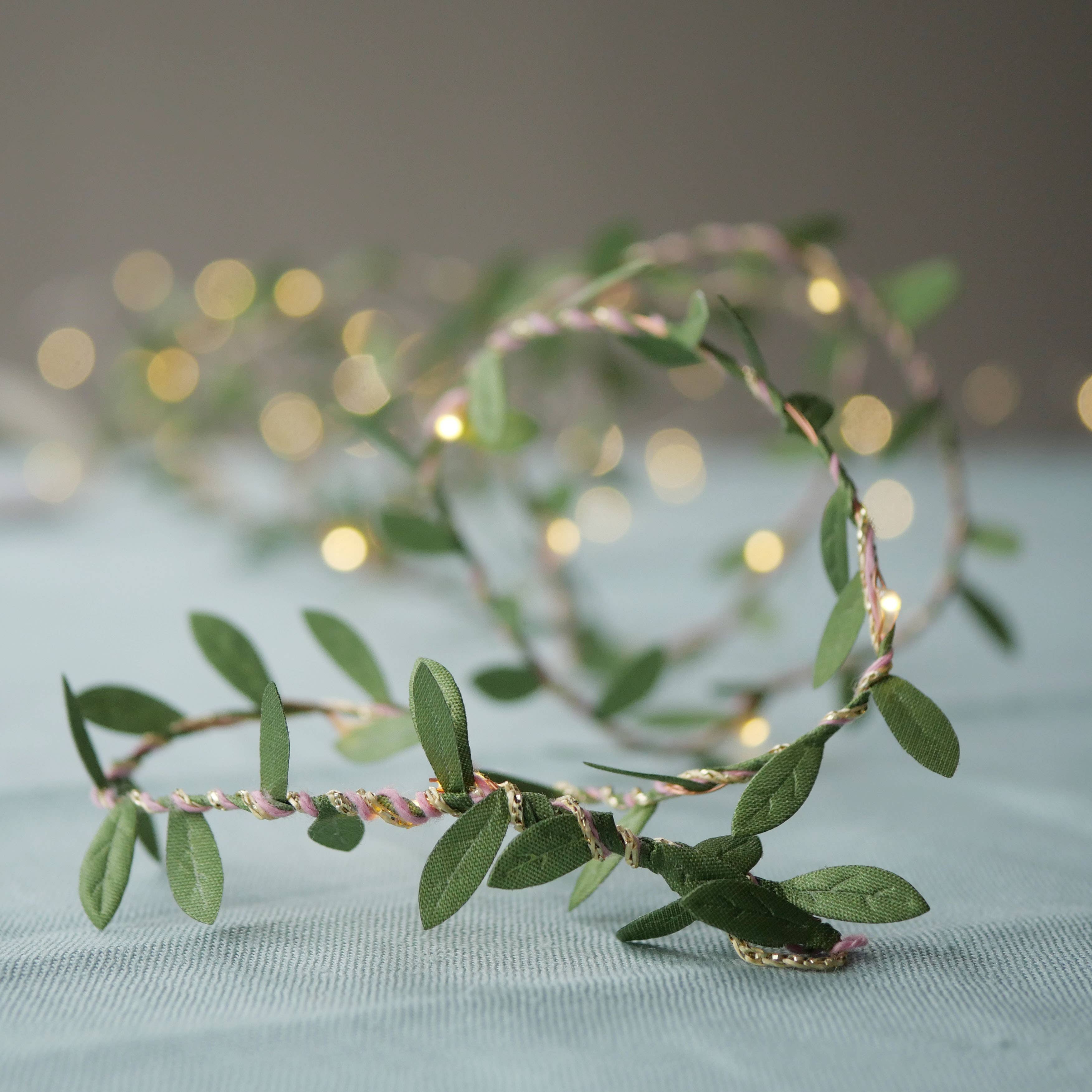 Melanie Porter – wholesale String lights – Christmas Green Leaf Fairy Light String3