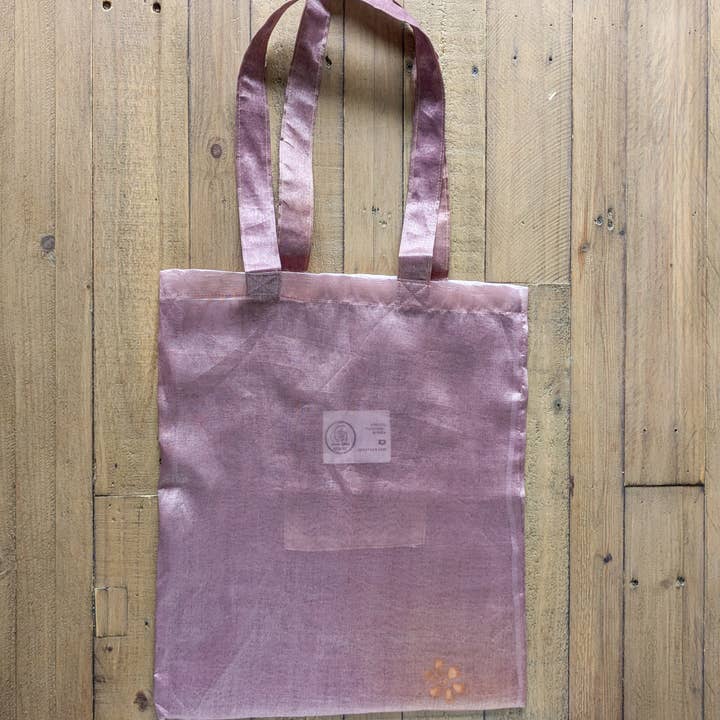 Shakti.ism - Wholesale Tote Bag - Women's - Slim Sari Tote Bag with Pocket: Ethically Handmade in India