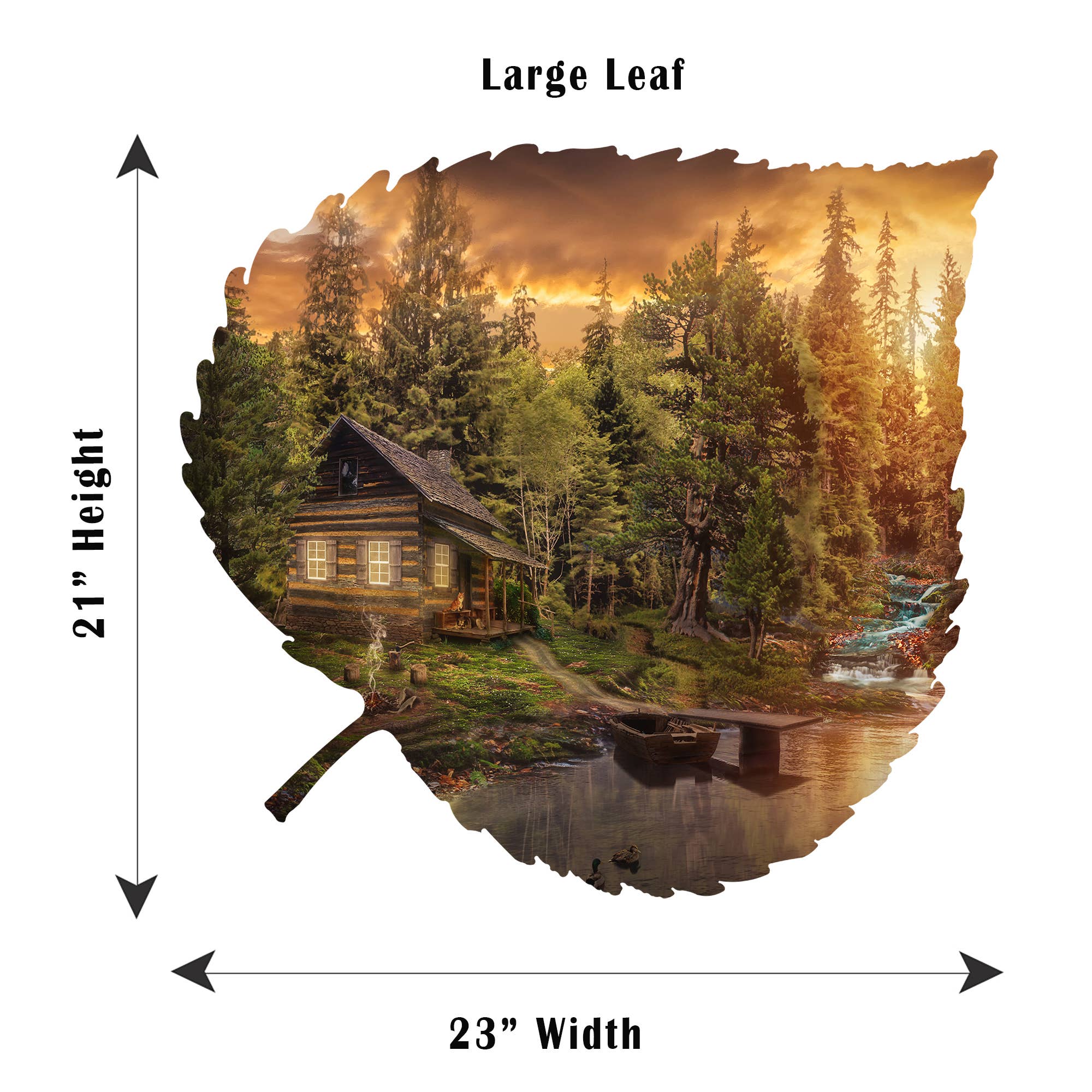 Next Innovations - Vente Décoration murale - Décoration murale Cabin Aspen Leaf3