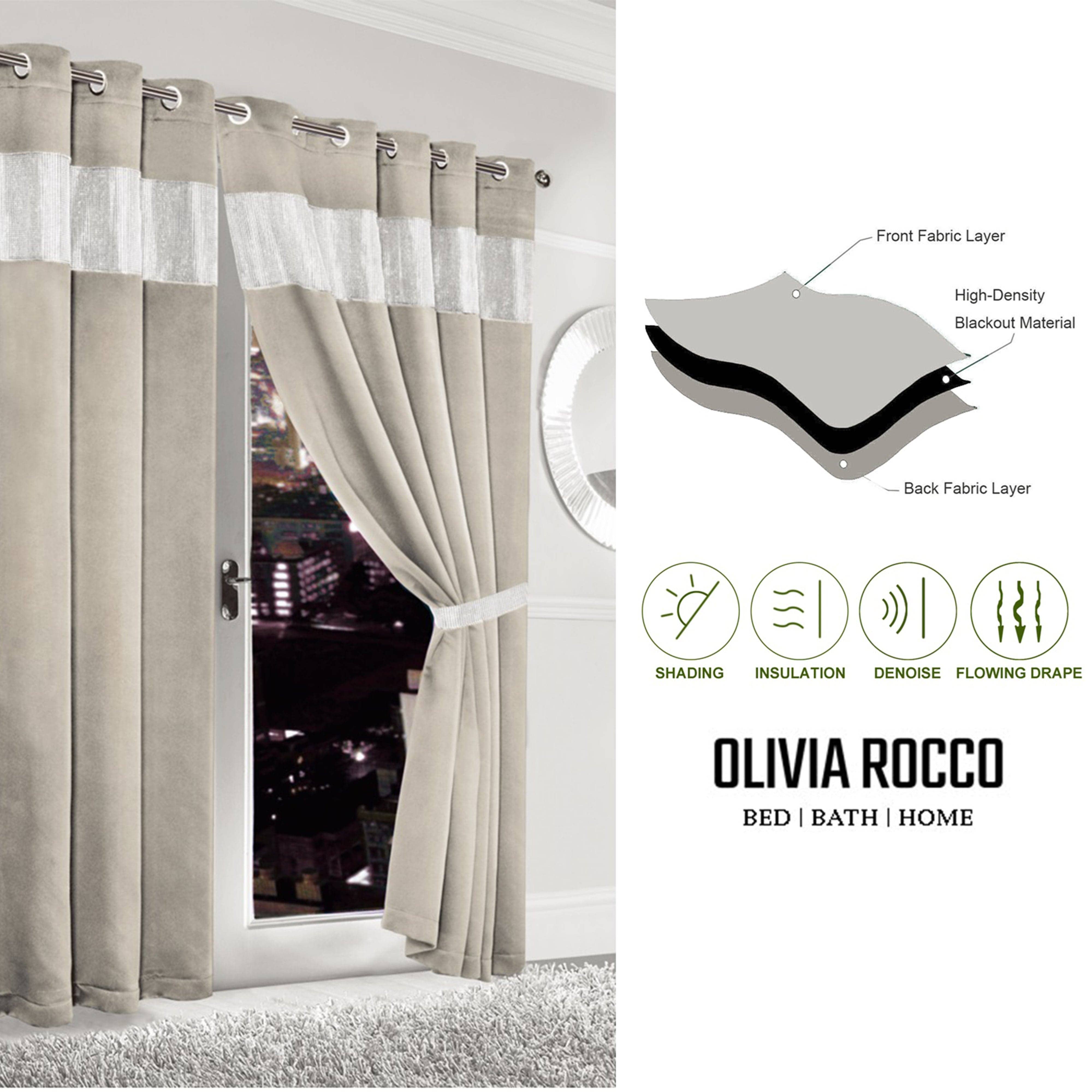 Diamante Natural Blackout Eyelet Curtains for wholesale on Faire3