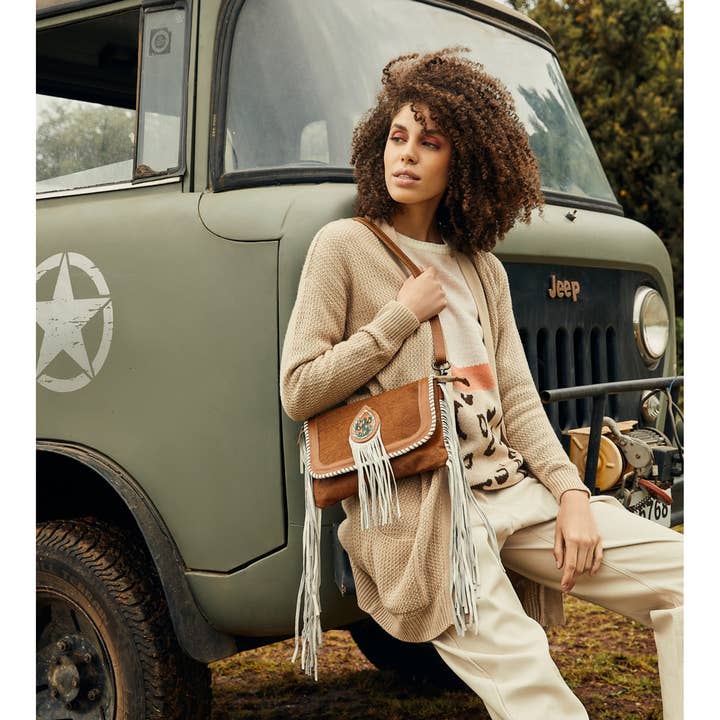 MYRA - EU - Wholesale Crossbody Bag - Women's - Zilveren Eenhoorn Leren & Hairon Tas5