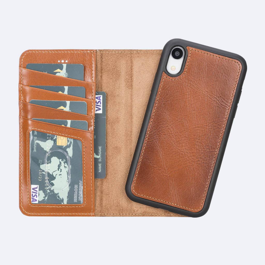 OXA LEATHER - Wholesale Phone Wallet - Unisex - iPhone XR Leather Wallet Case0