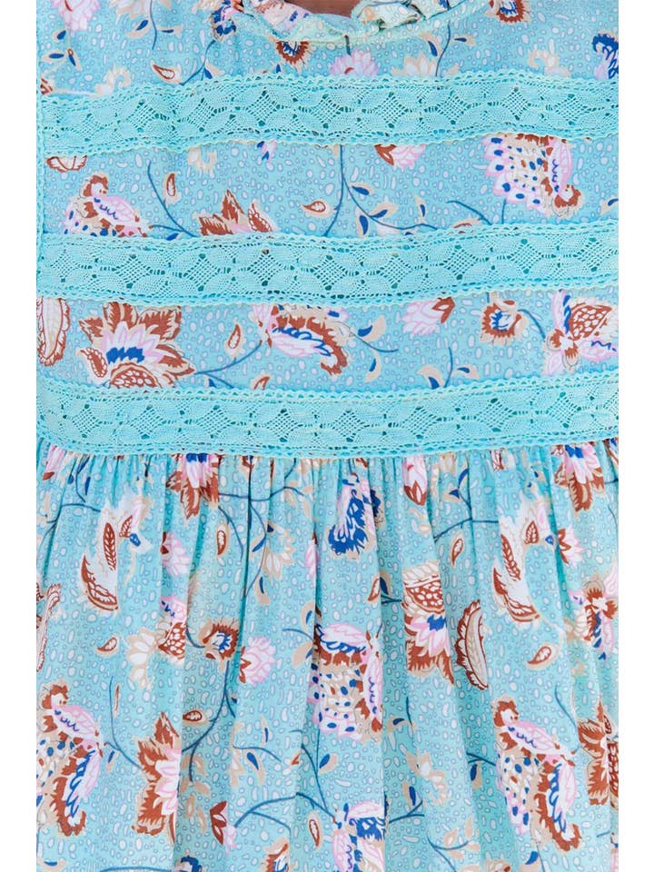 NAOMI & CO PTY LTD - Wholesale Blouse – Women’s - Everest Crochet Top - Blue7