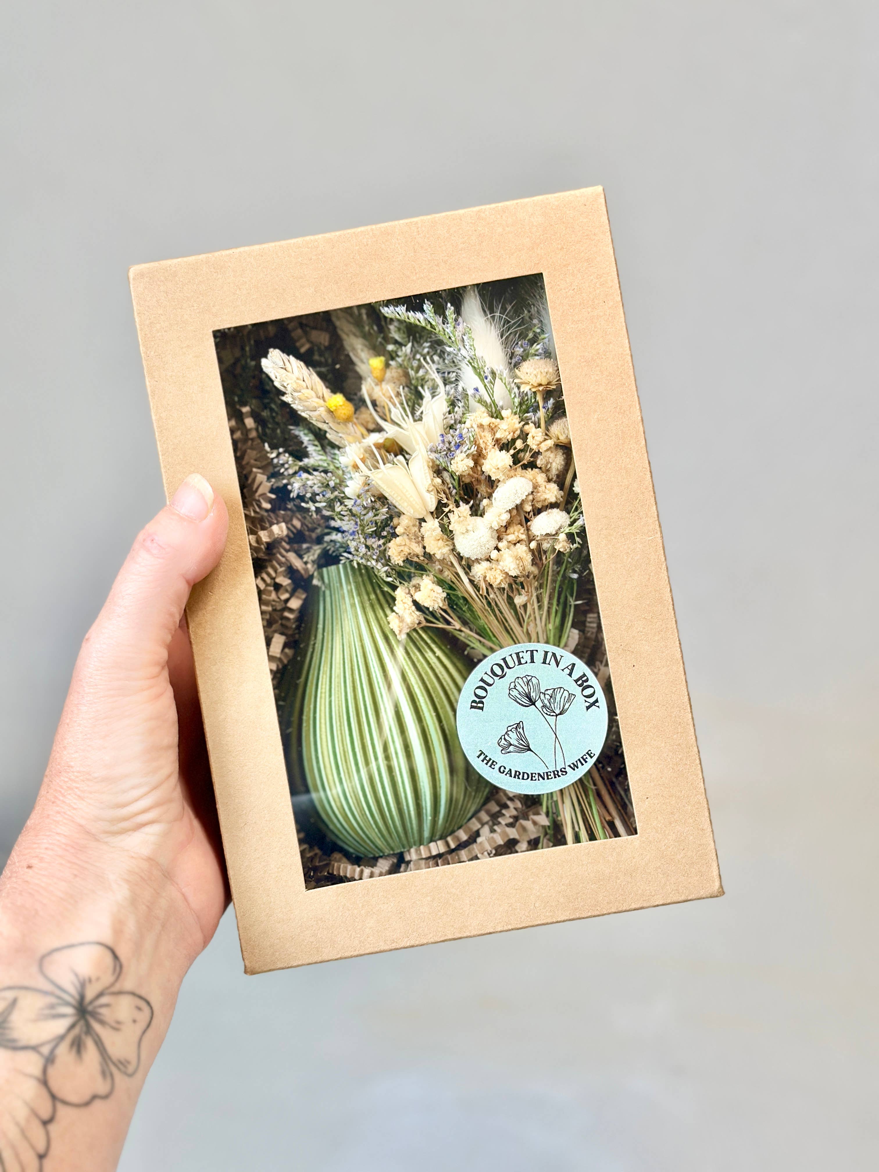 The Gardeners Wife - Wholesale Vase -  Bouquet in a Box — Dried Floral Bouquet + Vase Gift Set 39