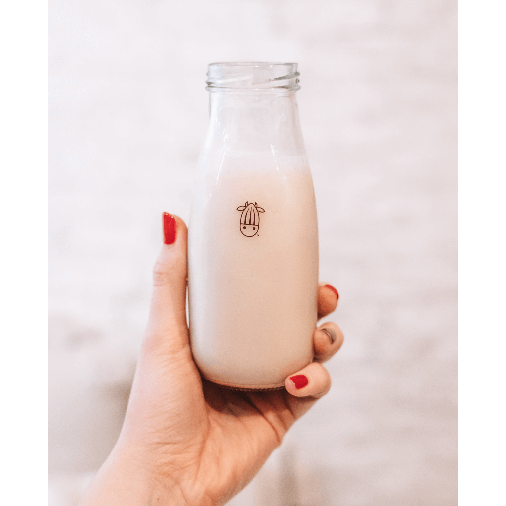 Almond Cow - Wholesale Milk/Juice Bottle - Pair of Glass Milk Bottles - Set of 23