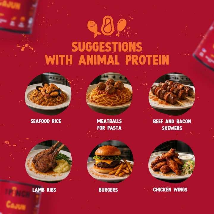 The Pinch - World Spice Blends - Wholesale Dried spice mix - Cajun - 45g5