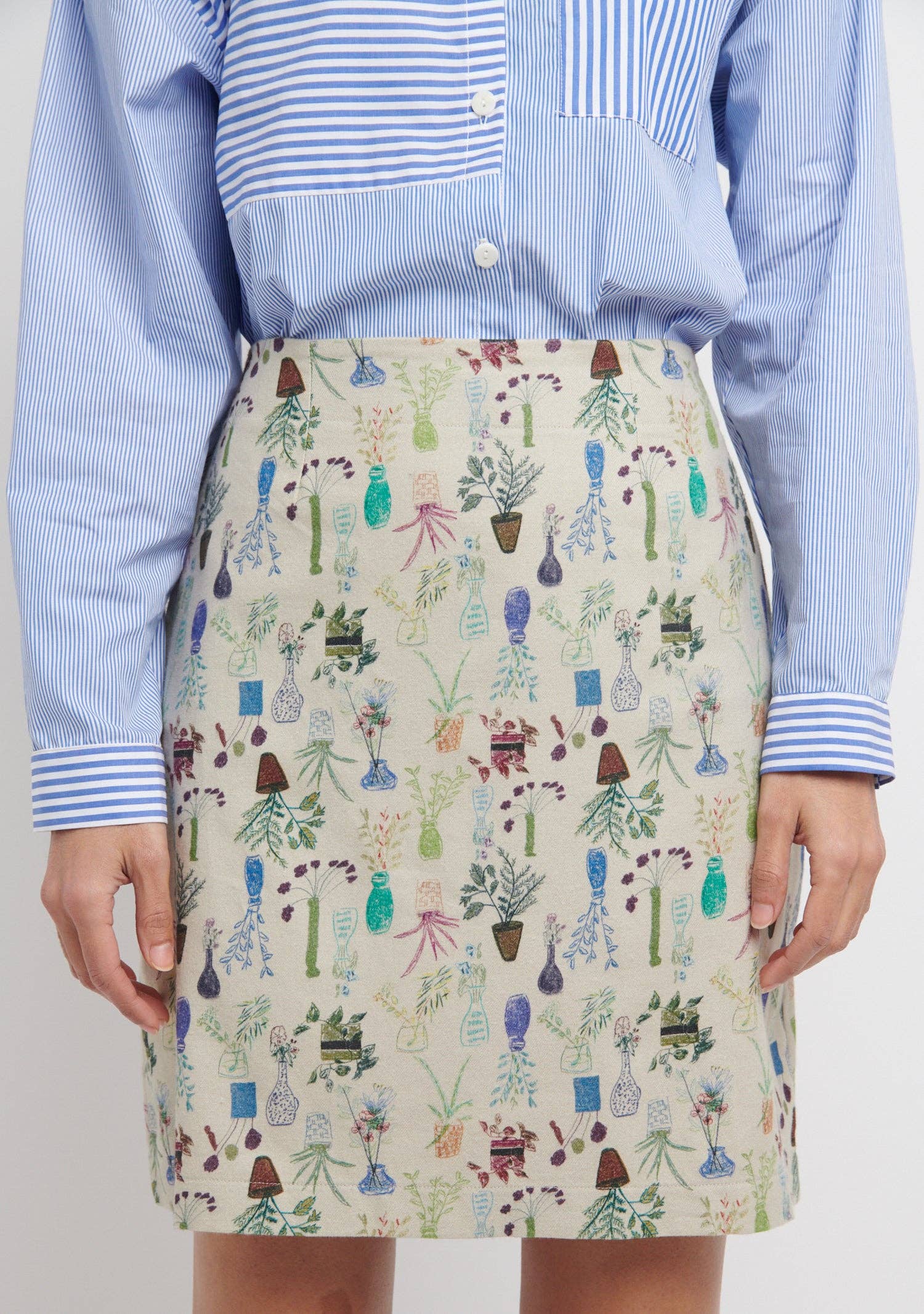 MADE IN SENS - Wholesale Skirt - Women's - SKIRT JESFU ALL BEIGE3