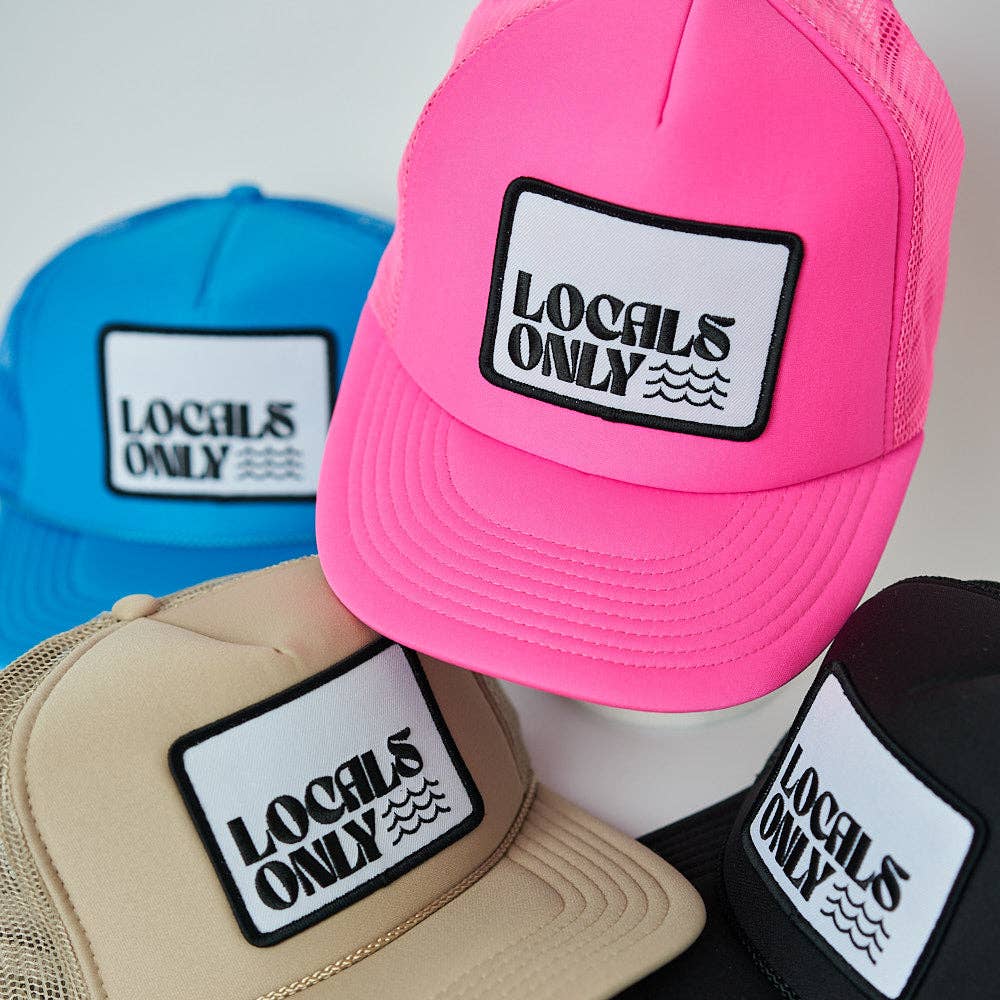 Local Beach - Wholesale Trucker Hat - Unisex - Locals Only II Patch Trucker Hat8