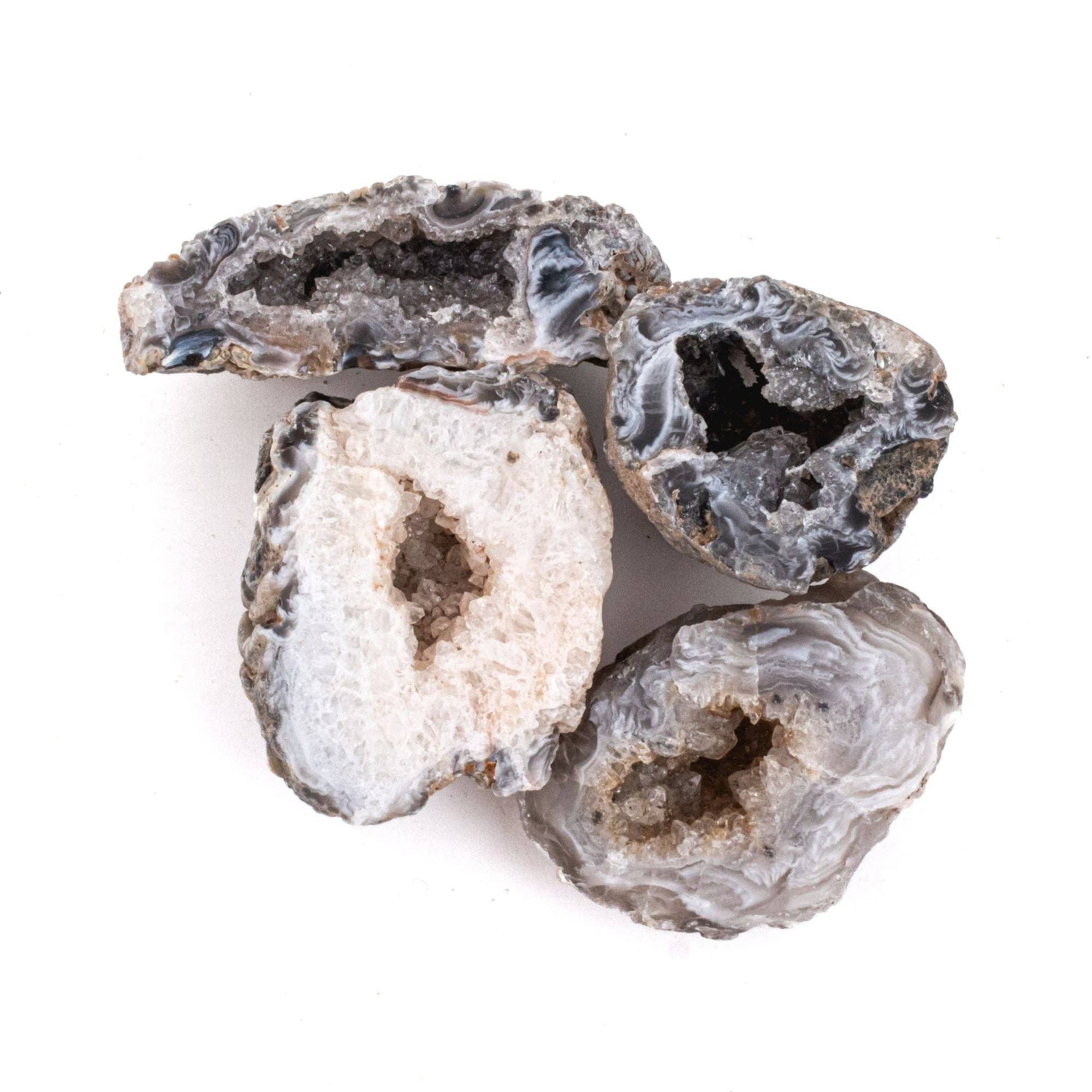 Tree of Life Gems - Wholesale Spiritual Stone/Crystal - NEW! Small Rough/Raw Agate Oco Geodes5