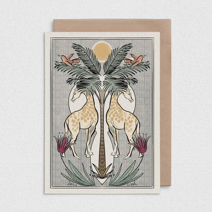 Serenity Greeting Card GR04-B2B for wholesale by The Hatched Line