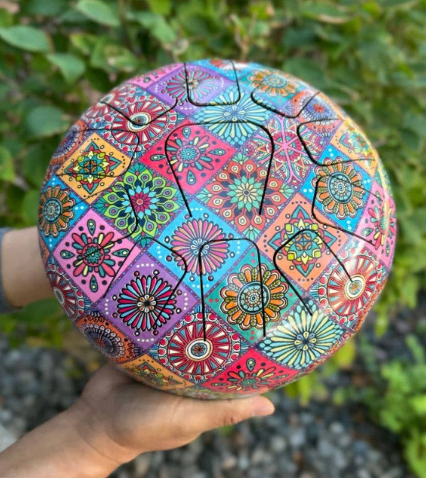 Lungta Imports - Vendita all'ingrosso Strumenti musicali - Tamburo Steel Tongue handpan musicale con borsa per trasporto0