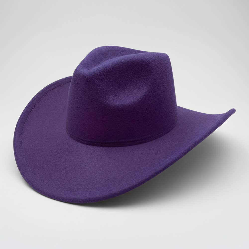 Sensibling Corp. - Wholesale Cowboy Hat - Women's - Faux Suede Western Cowboy Fedora Hat2