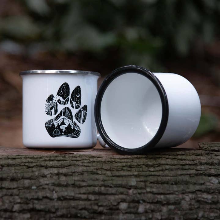 Dog Paw, Camping Mug for wholesale by Mountain Mornings