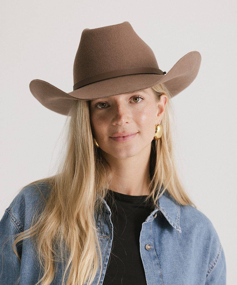 Gigi Pip - Vente Chapeau de cowboy – femme - Chapeau western Shane Brick Top7