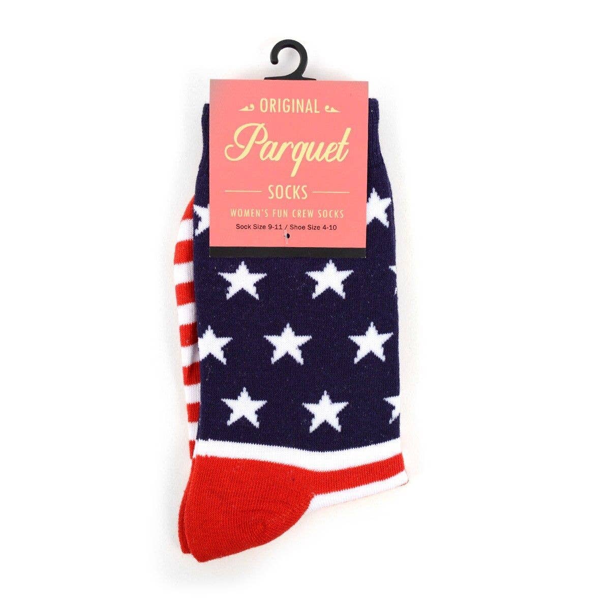 Selini New York - Wholesale Socks - Women's - Women's American Flag Novelty Socks3