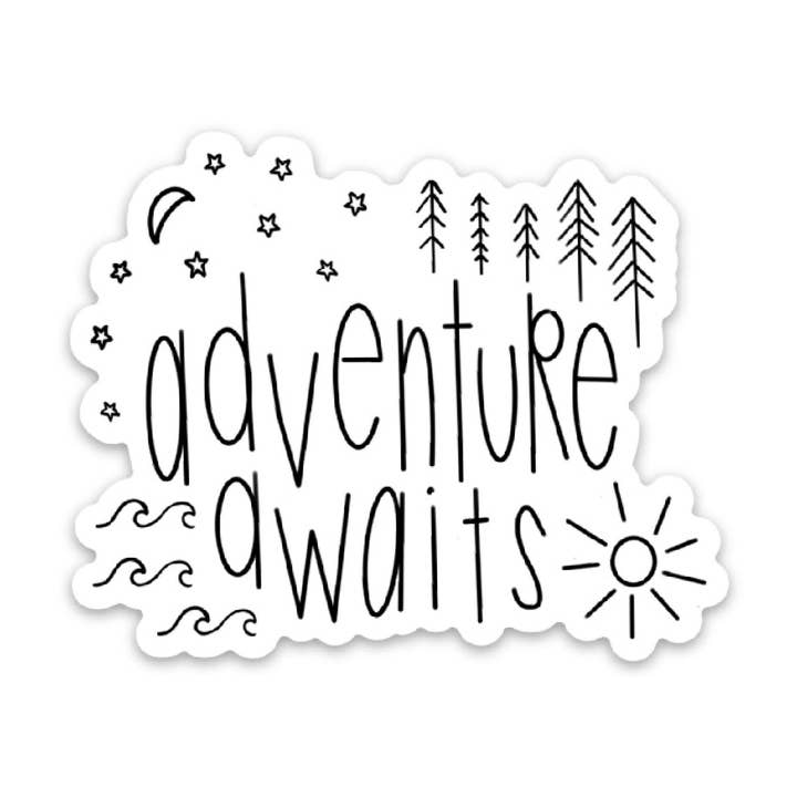 Aventura aguarda autocolante | Autocolante Sol | Decalque de Montanhas por atacado de swaygirls