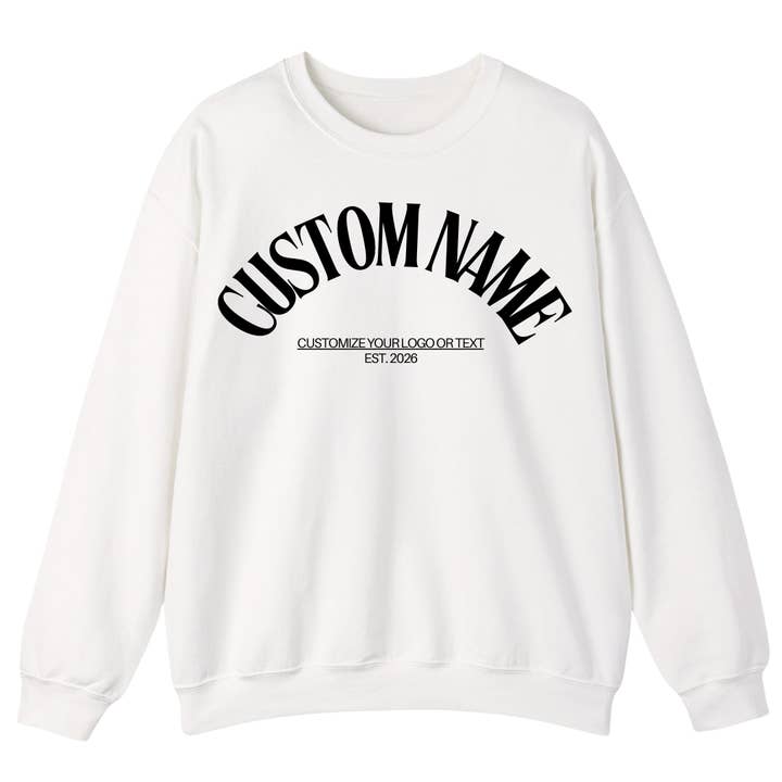 TheWorldOfMYes - Wholesale Graphic Sweatshirt - Unisex - Custom Logo Sweatshirt – Personalized Crewneck
