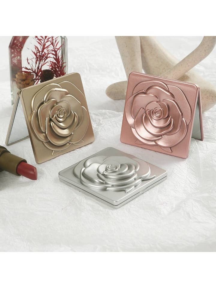 Mirroray - Einfarbiger Blumen-Schminkspiegel für den Großhandel von WEST AUSSIE SUPPLIES