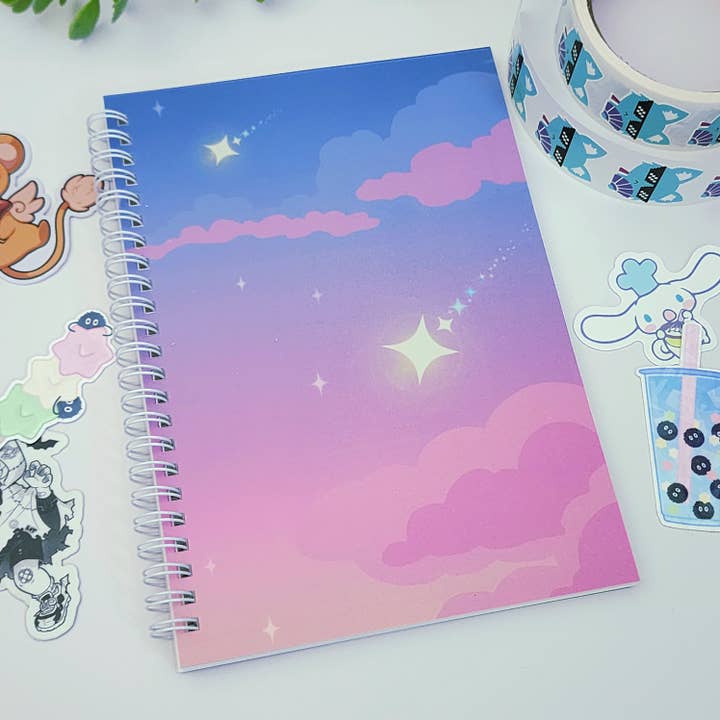 Starry Horizon Reusable Sticker Book for wholesale by Holic Mode