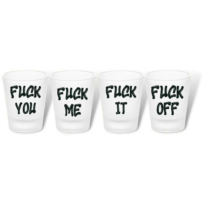 Fuck Swear Shot Glass Set for wholesale by Be Honest Co