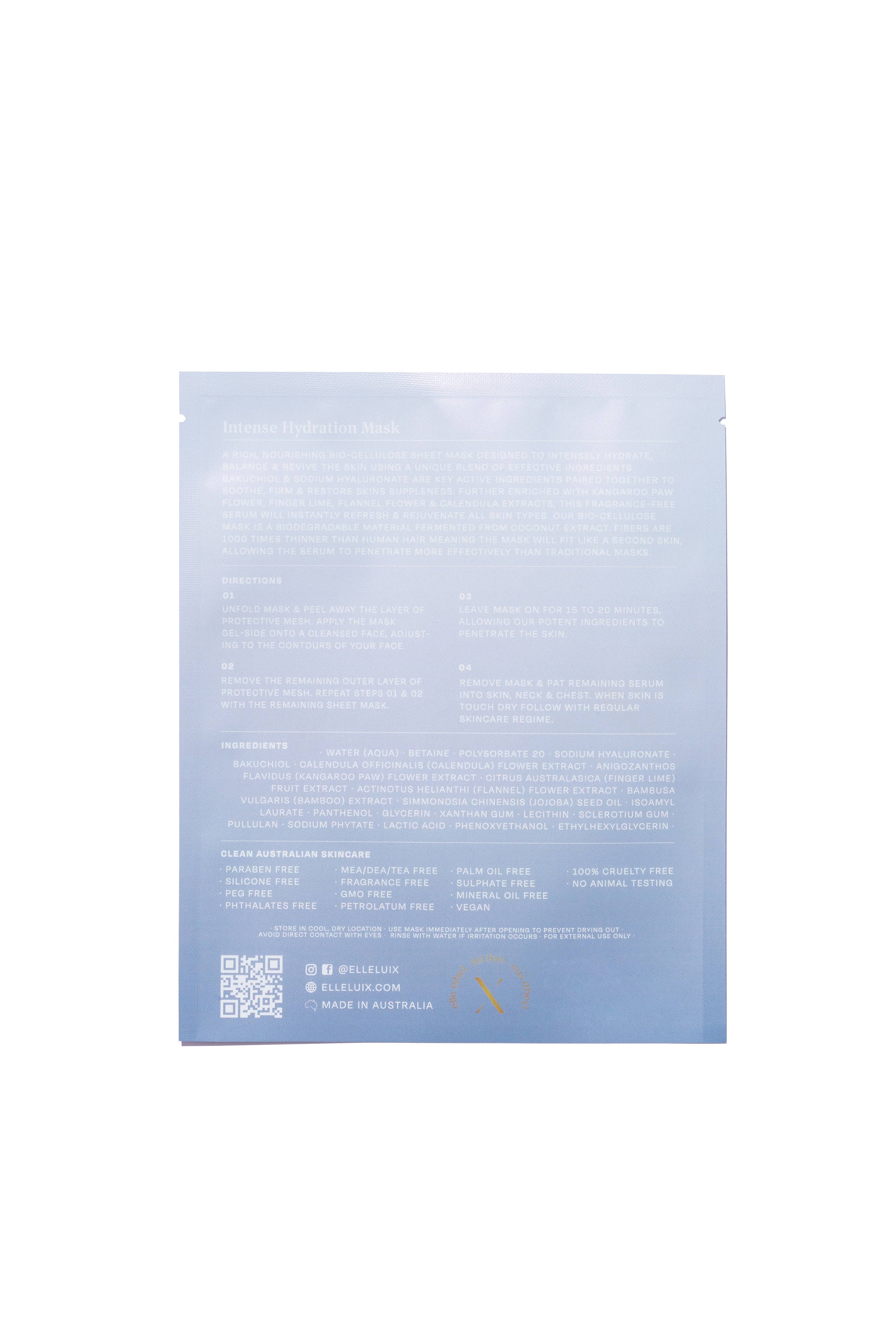 elleluix - Wholesale Gezichtsmasker - Intens hydraterend bio-cellulose sheetmasker1
